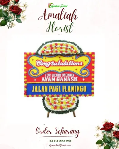 Bunga Papan Congratulation di Cemoro